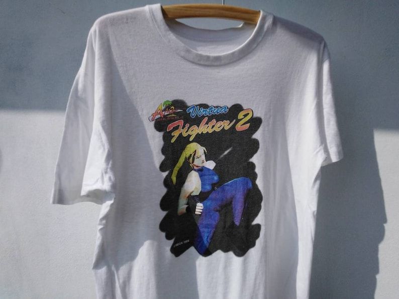 Vintage Game Tshirt Virtua Fighter 2 Sega 1994 Fighter Game Vintage Gameanime