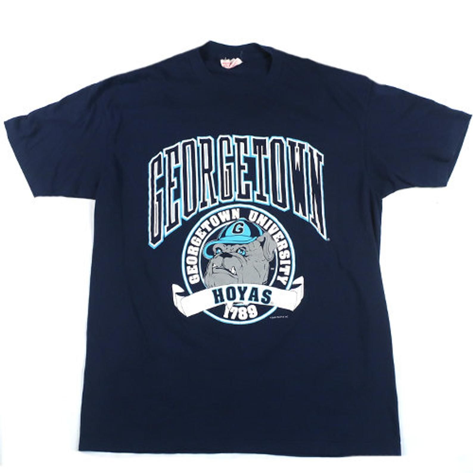 Vintage Georgetown Hoyas T-Shirt Basketball 80S Ewing