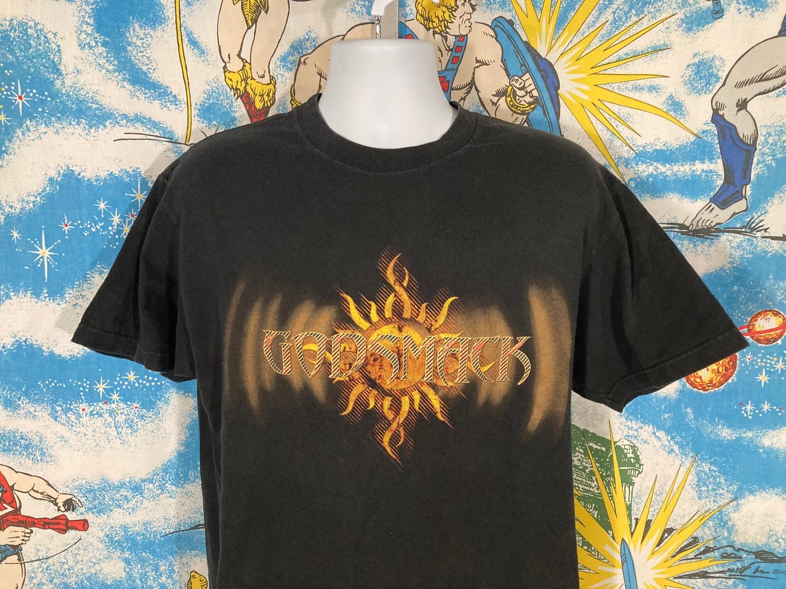 Vintage Giant Tag Godsmack Shirt - Sz L - Concert Tee 90S Y2K Ozzfest