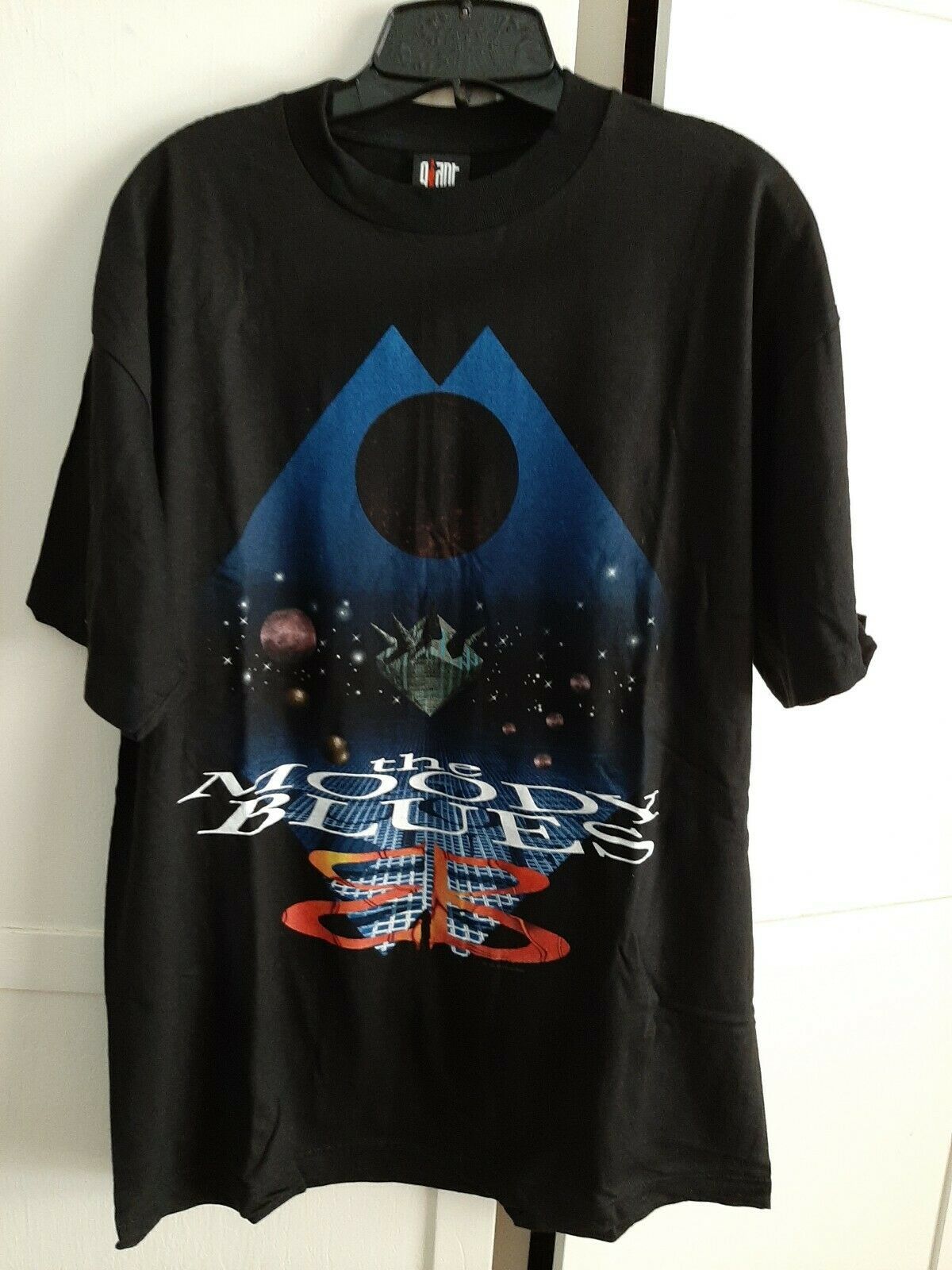 Vintage Giant The Moody Blues 1998 Tour Concert Shirt 90S Band Black