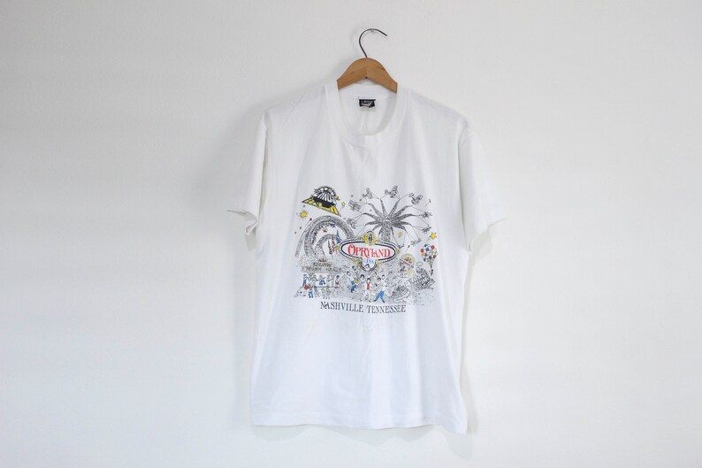 Vintage Grand Ole Opry Opryland Nashville Tennessee Music City Usa T Shirt