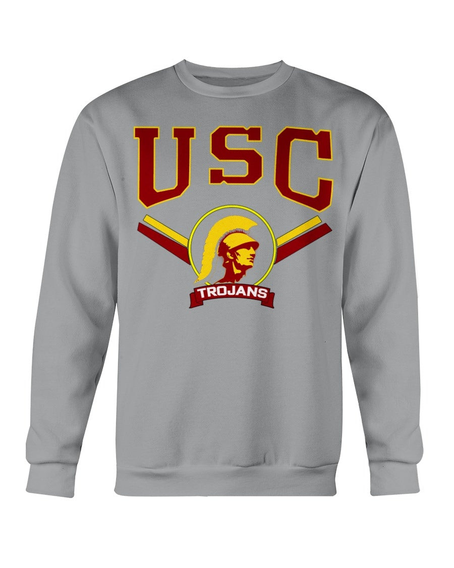 Vintage Gray Usc Trojans University Of Southern California Sweatshirt 211123