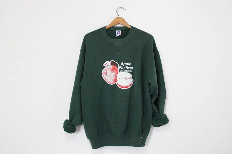 Vintage Green Apples Festival Kendallville Indiana Sweatshirt