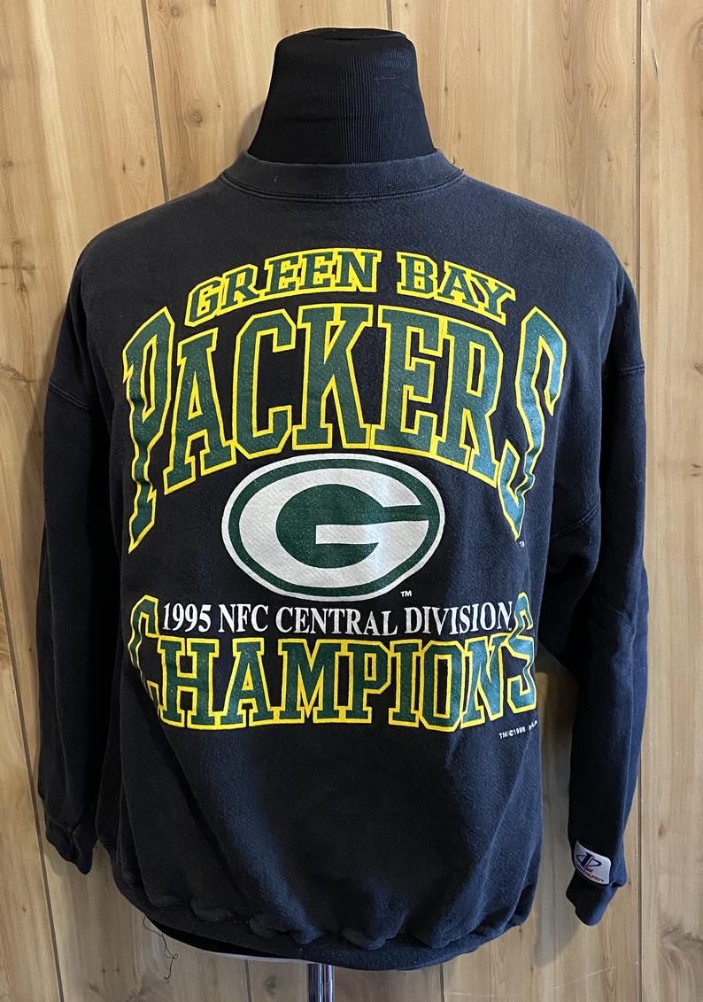 Vintage Green Bay Packers 1995 Central Division Champions Nfl Football Shirt