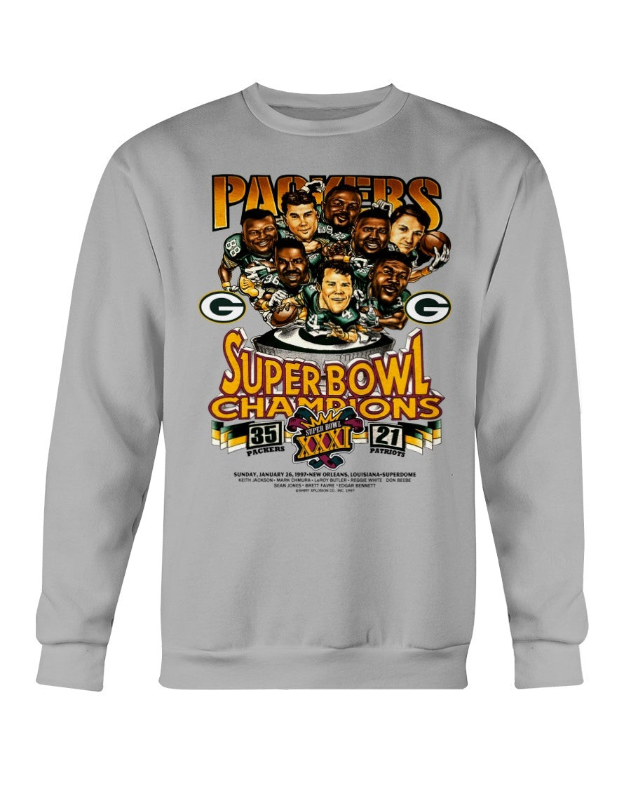Vintage Green Bay Packers 1997 Super Bowl Sweatshirt 211007