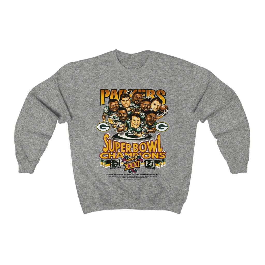 Vintage Green Bay Packers 1997 Super Bowl Sweatshirt 211124