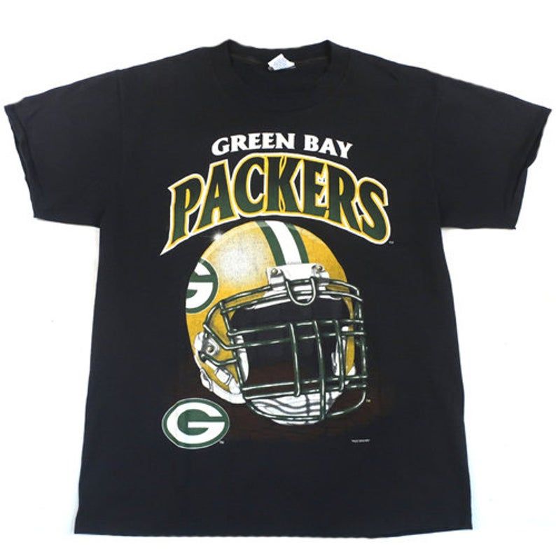 Vintage Green Bay Packers Helmet 1996 Shirt Nfl Football Shirt