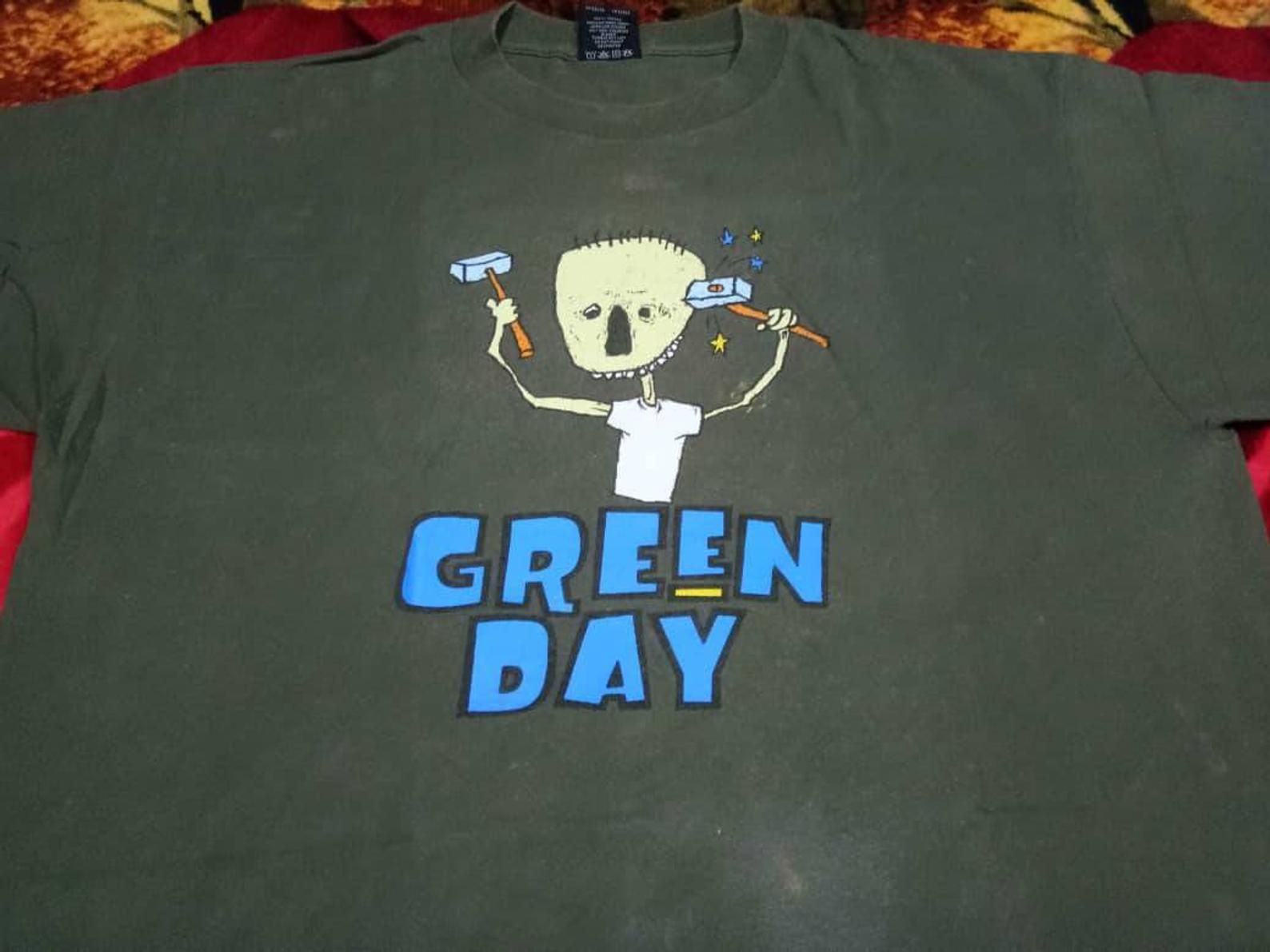 Vintage Green Day Nimrod Punk Band 90S T Shirt