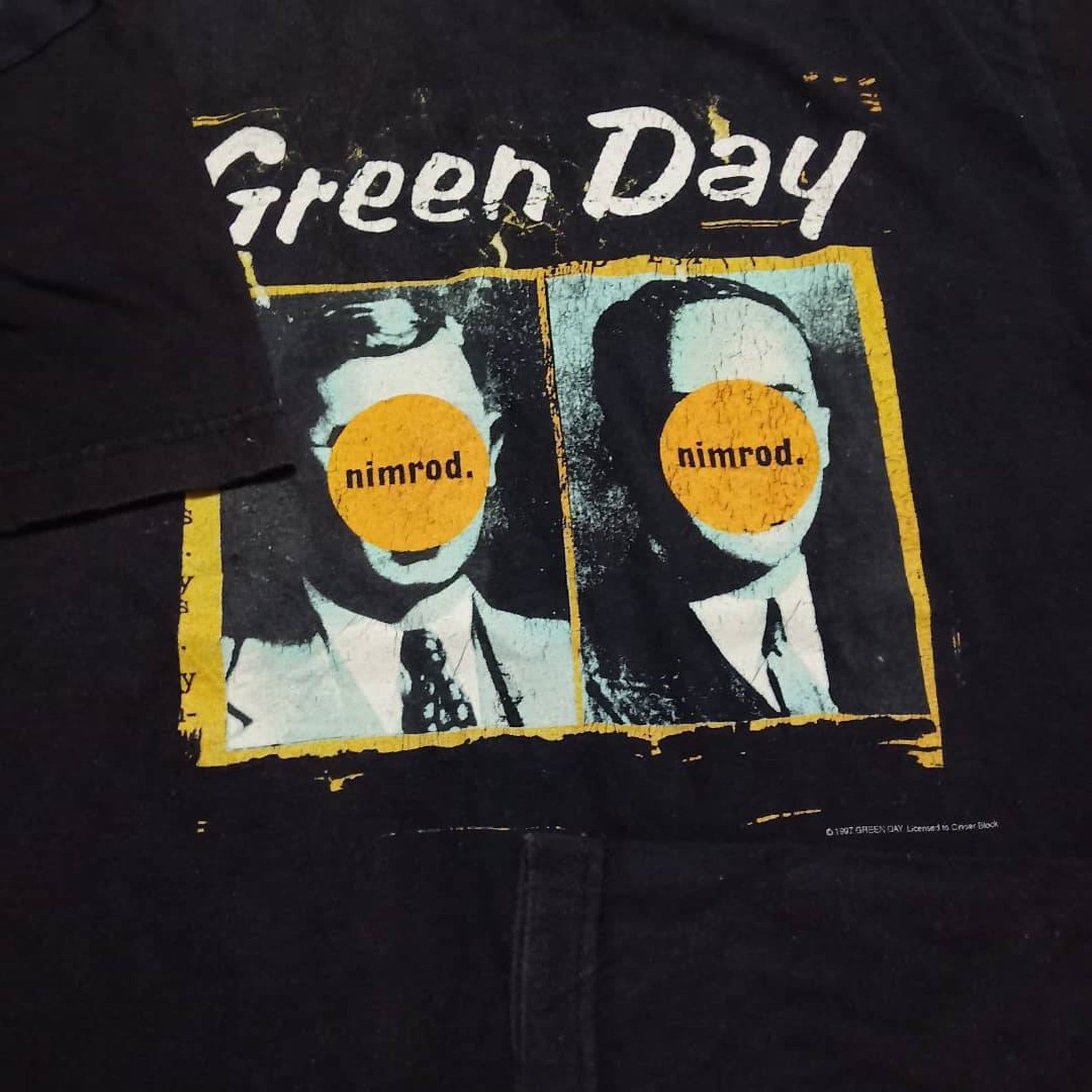 Vintage Green Day Punk Band Fully Album Back 90S T Shirt