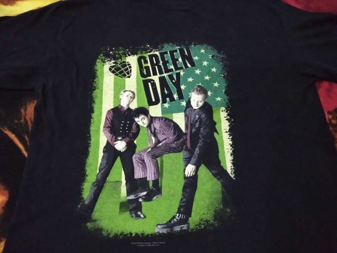 Vintage Green Day Punk Band Old Shirt