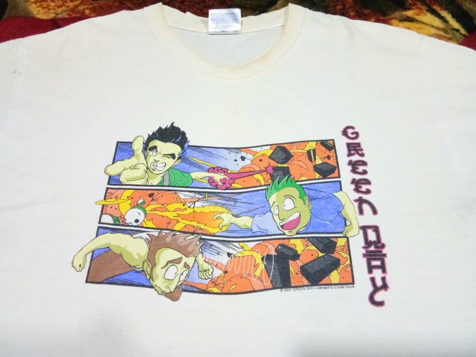 Vintage Green Day Punk Band T Shirt