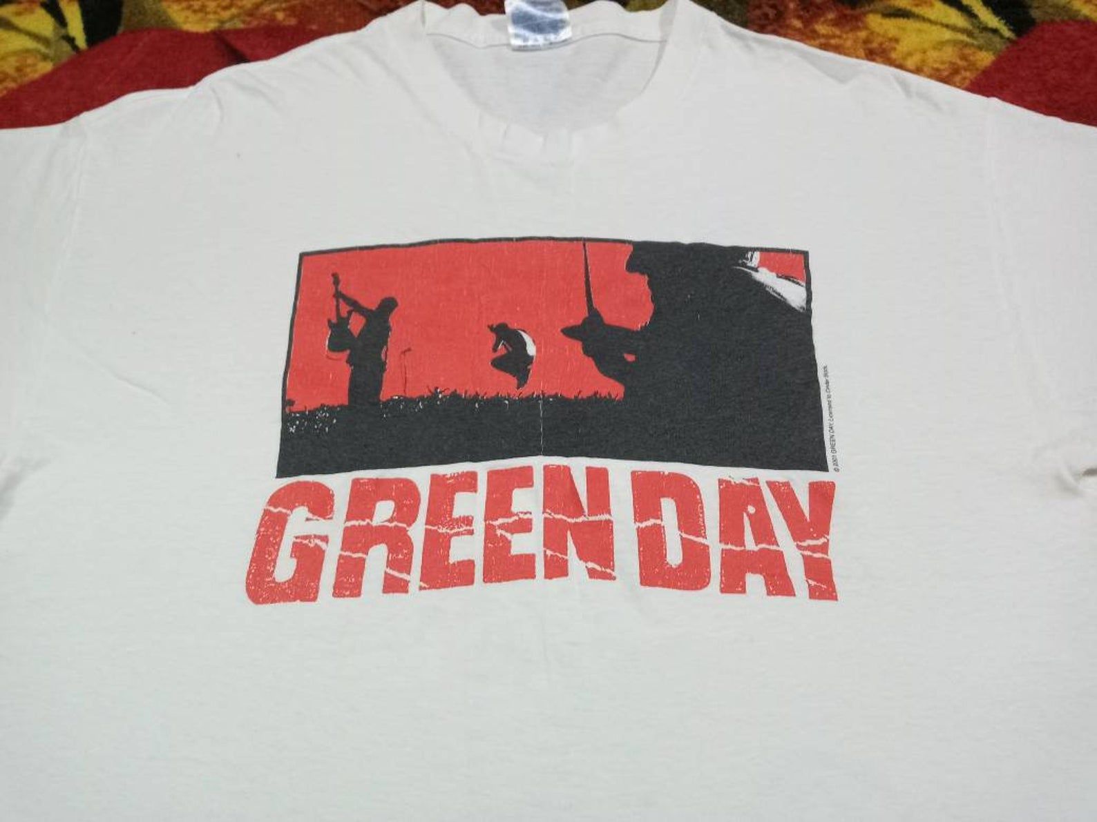 Vintage Green Day Punk Rock Band Music Concert T Shirt