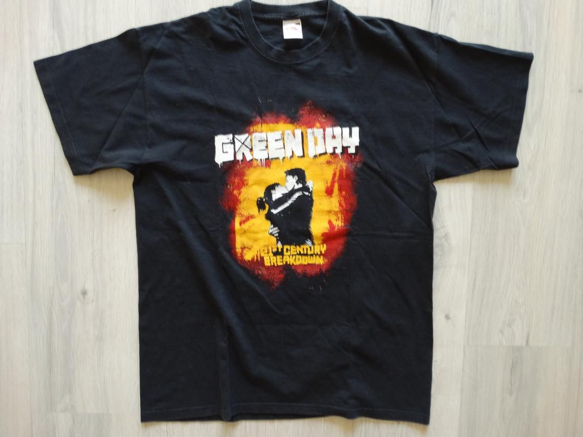 Vintage Green Day Tour Shirt Kiss Shirt