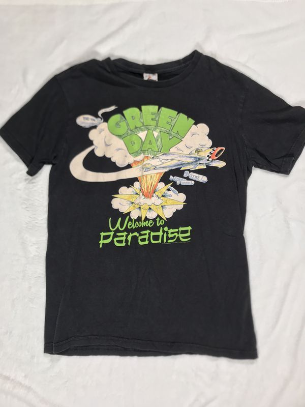 Vintage Green Day welcome To Paradise Shirt