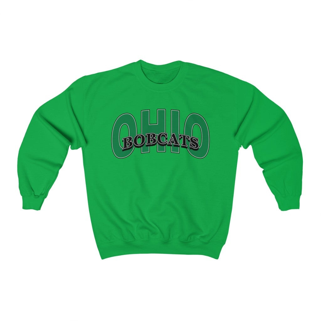 Vintage Grey Ohio University Bobcats Sweatshirt 211225