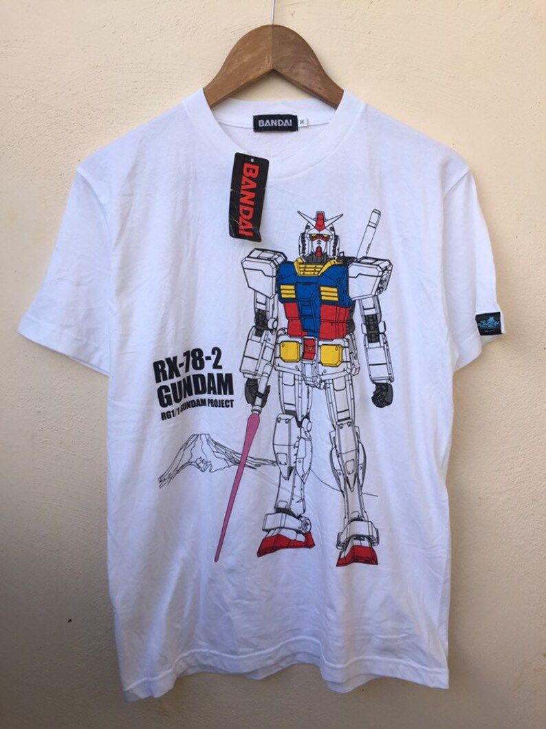 Vintage Gundam Project Rx 78 Japanese Anime With Tag Tee