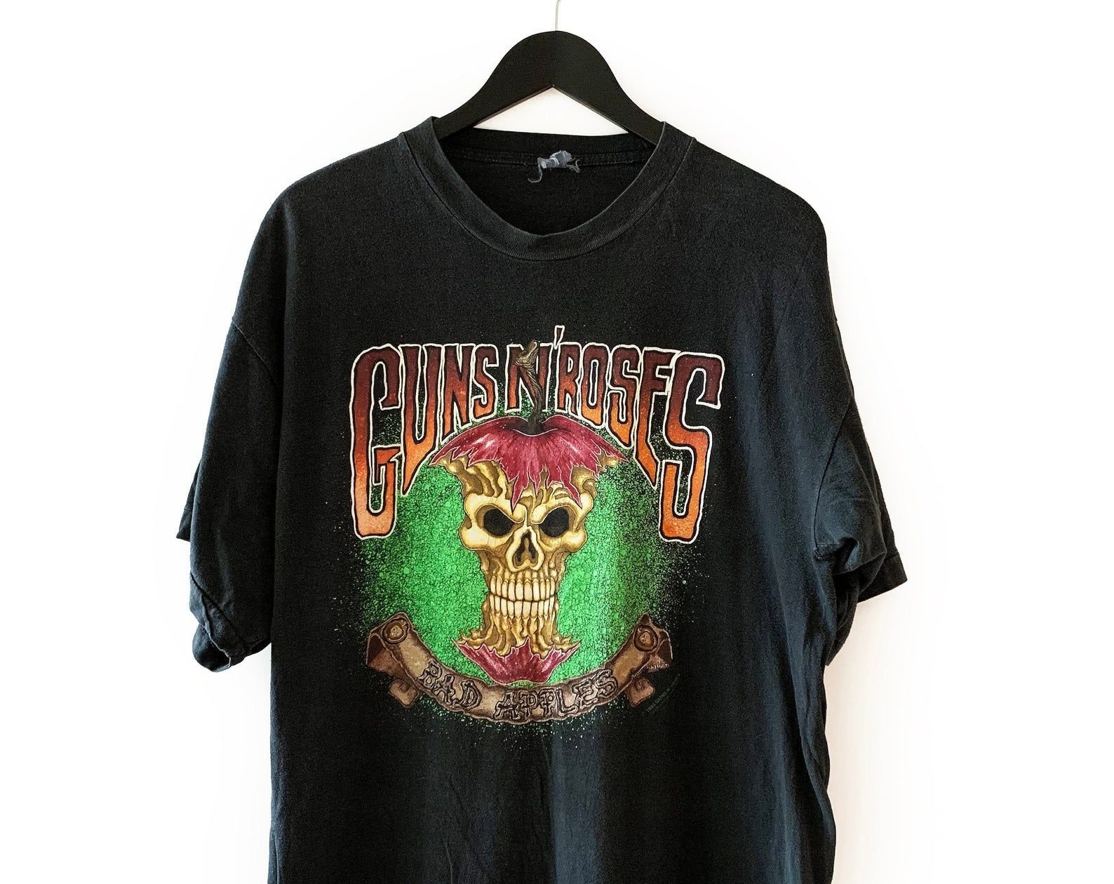 Vintage Guns N Roses Use Your Illusion 1992 Bad Apples Tour T Shirt Rare