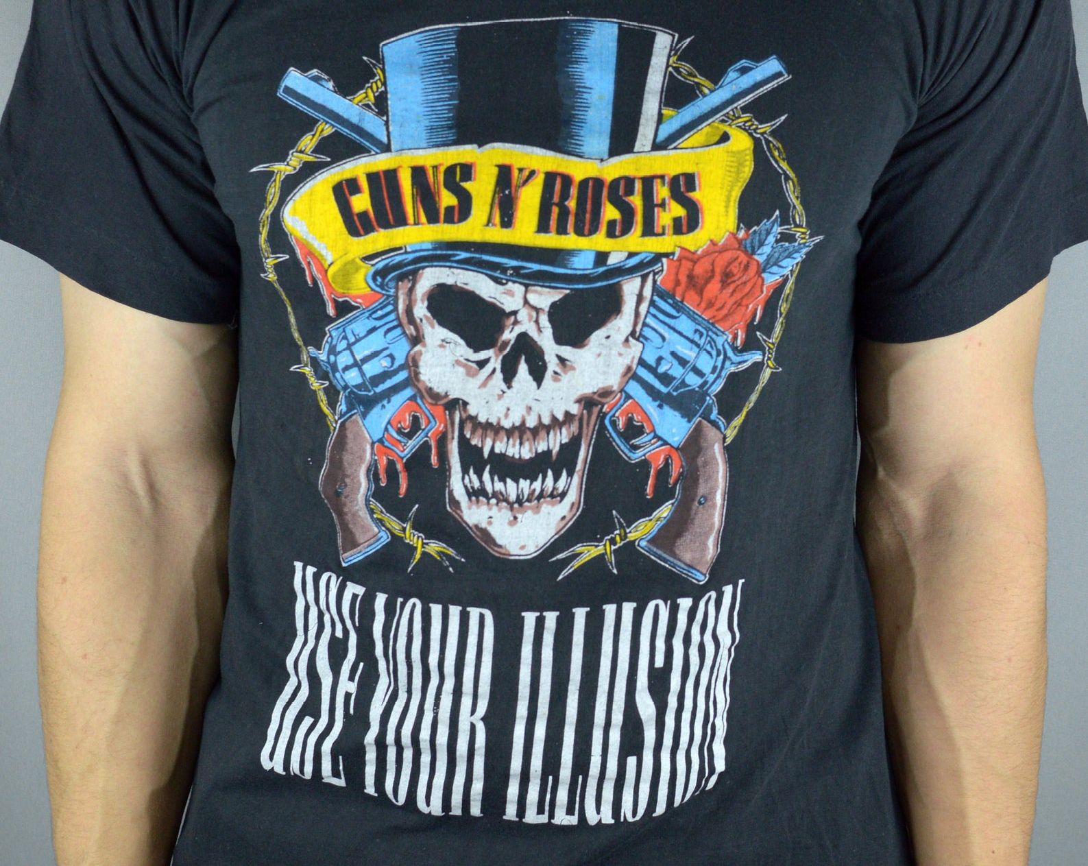 Vintage Guns N Roses Use Your Illusion 1992 T Shirt Single Stitch