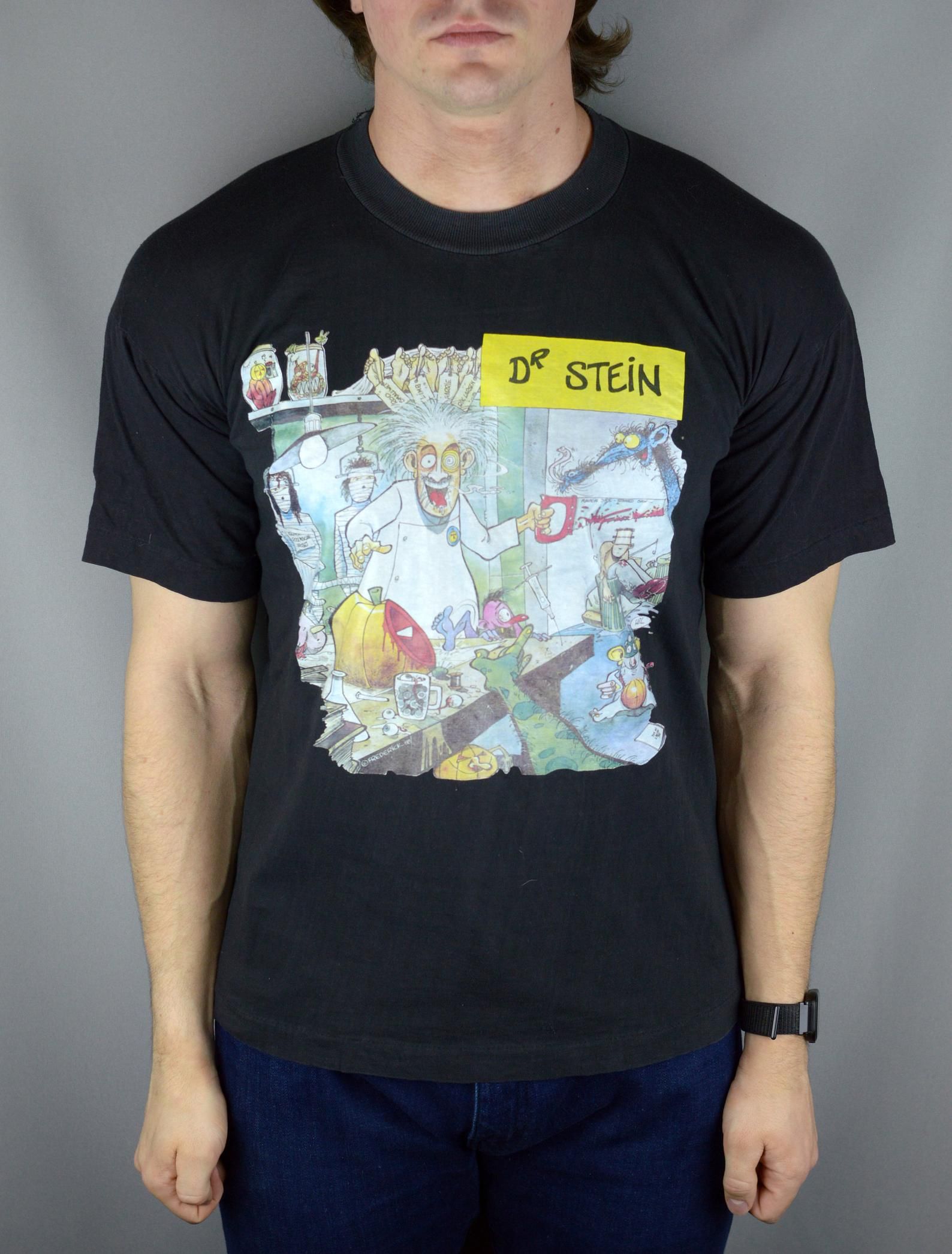 Vintage Halloween Dr Stein 1988 T Shirt Single Stitch