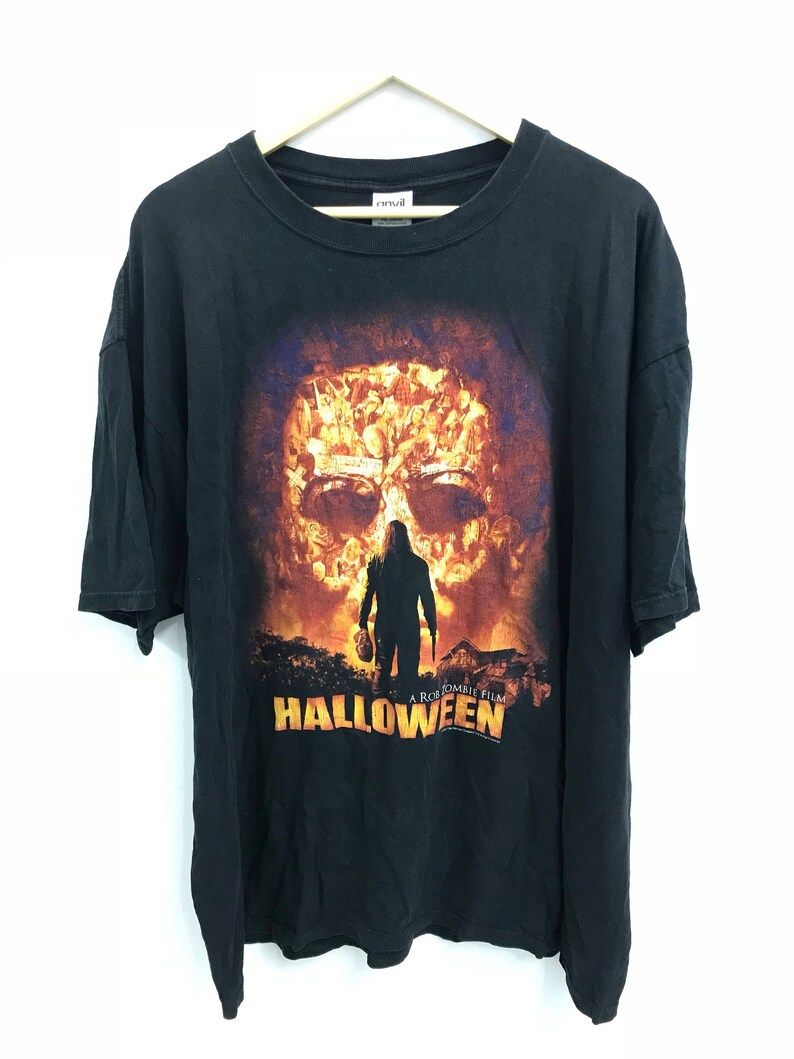 Vintage Halloween Horror Film Movie Tshirtevil Has A Destinymichael Myersa Rob Zombie Film