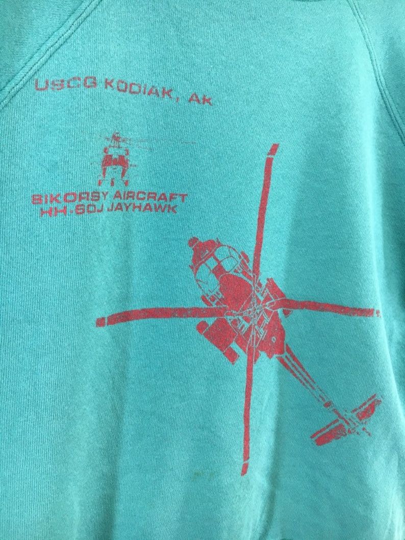 Vintage Hanes 80S Sikorsky Aircraft Sweatshirt