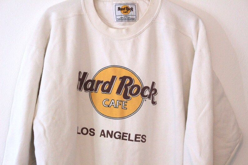 Vintage Hard Rock Cafe Los Angeles California Sweatshirt Large