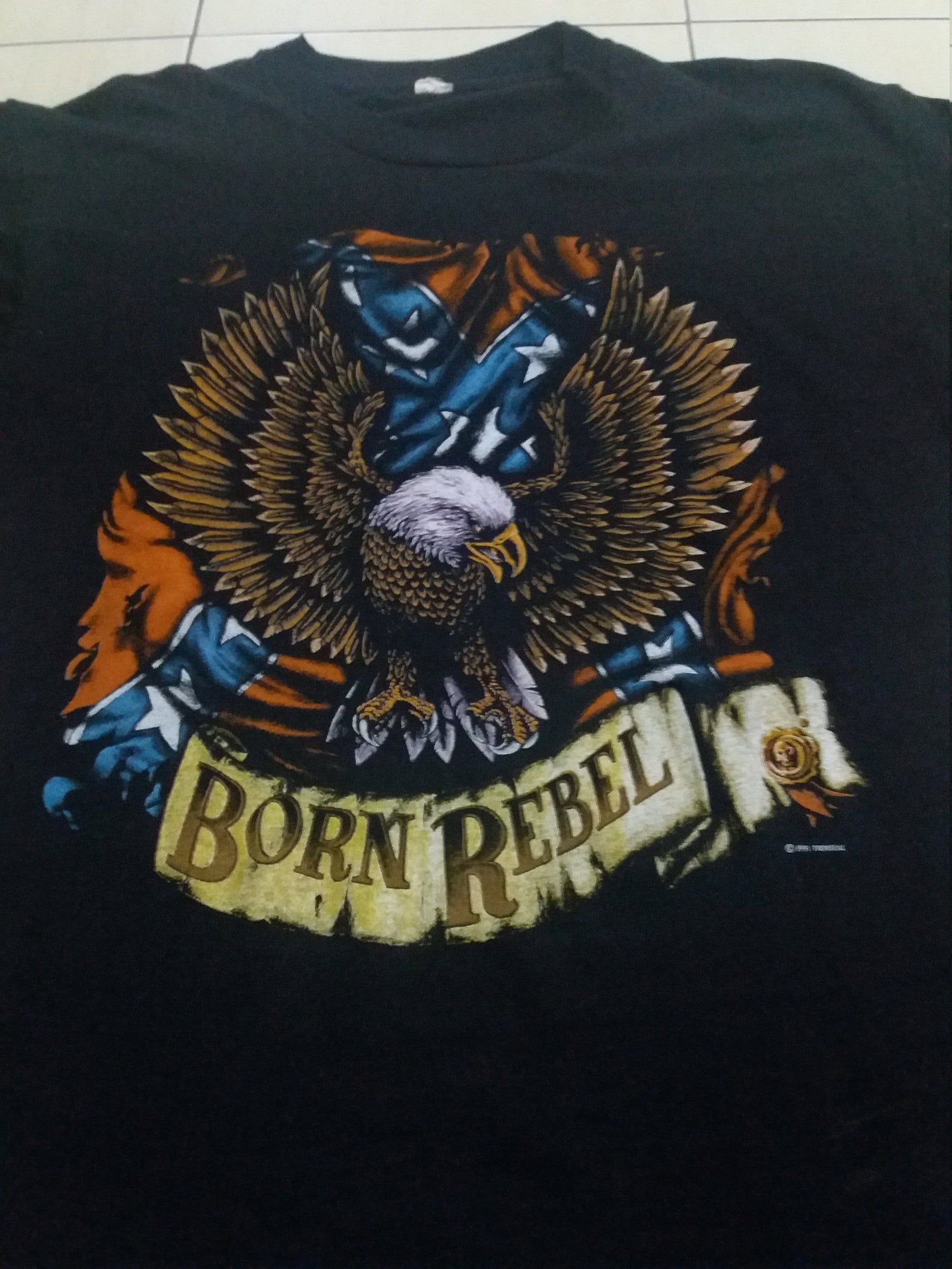 Vintage Harley Davidson 3D Born Rebel Shirt