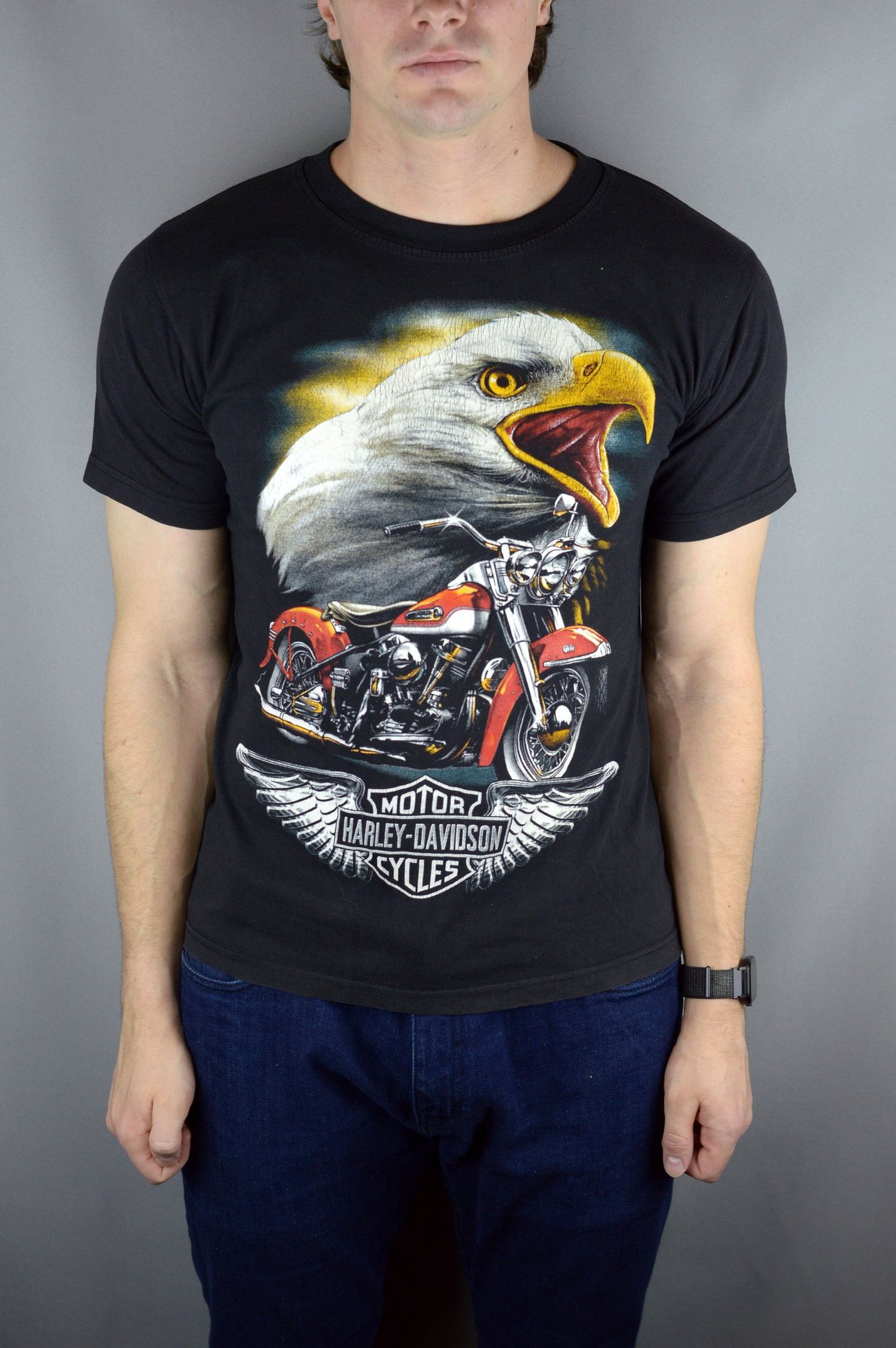 Vintage Harley Davidson 90S T Shirt Made In Usa