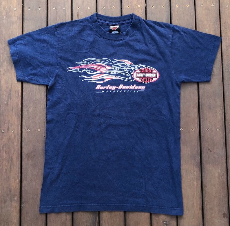 Vintage Harley Davidson Motorcycles Usa Grunge Americana Unisex