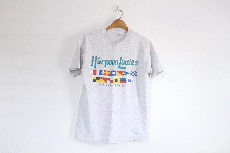Vintage Harpoon Louies Jupiter Florida T Shirt