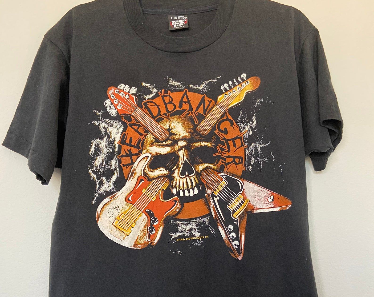 Vintage Headbanger Graphic T-Shirt