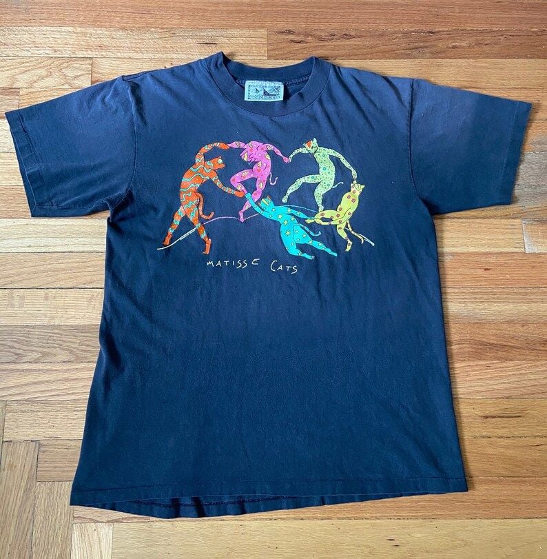 Vintage Henri Matisse Cats Tee