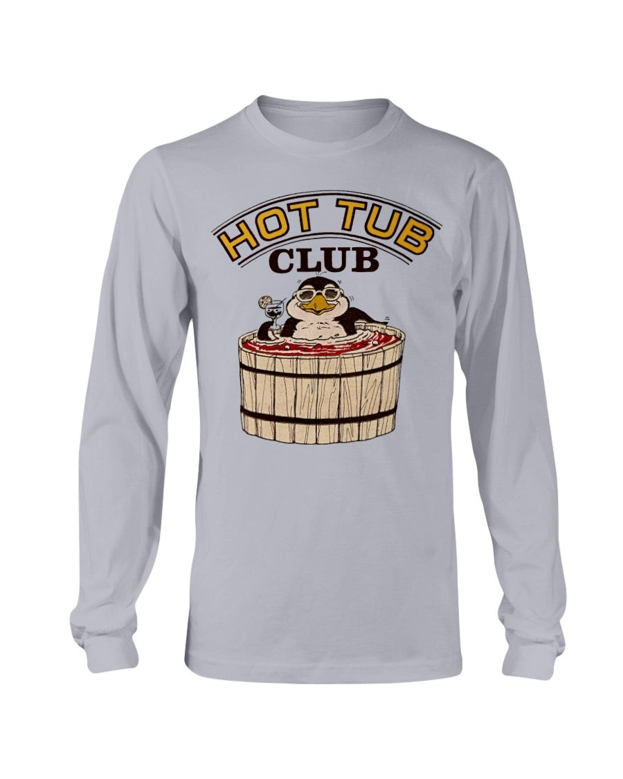 Vintage Hot Tub Club Long Sleeve T Shirt 211213