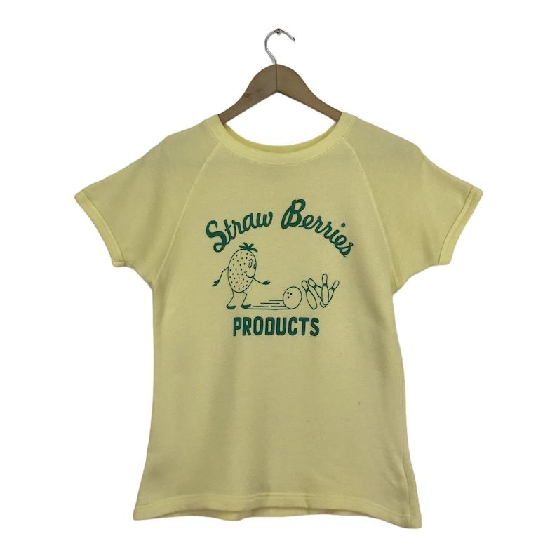 Vintage Hysteric Glamour T Shirt Straw Berries Products Made In Japan