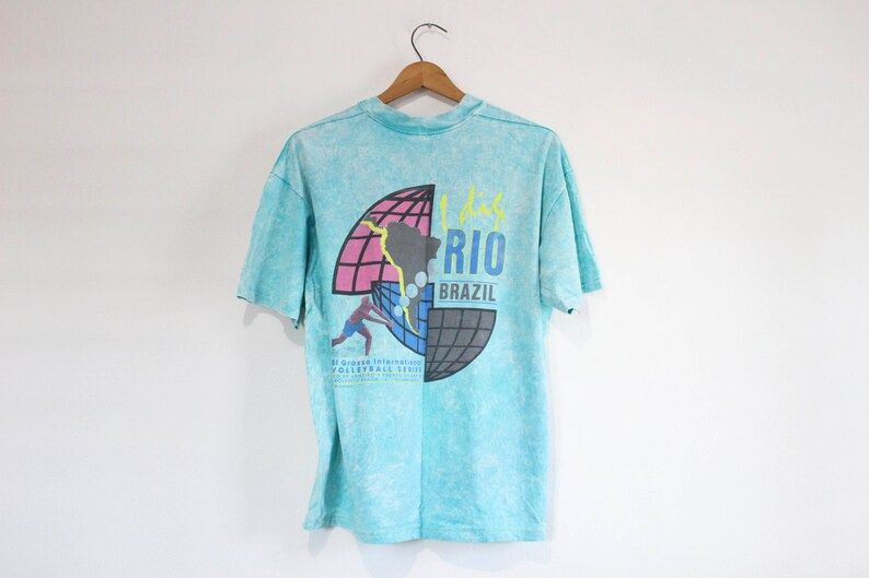 Vintage I Dig Beach Volleyball Rio Brazil T Shirt