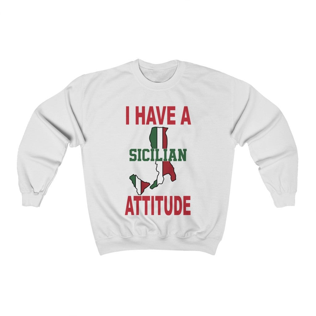 Vintage I Have A Sicilian Attitude Italy 1980S Screen Stars Sweatshirt 211228