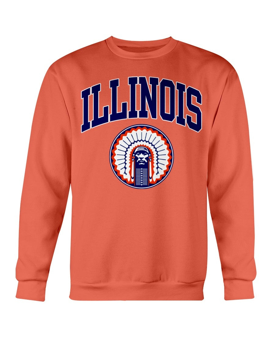 Vintage Illinois University Sweatshirt 210924