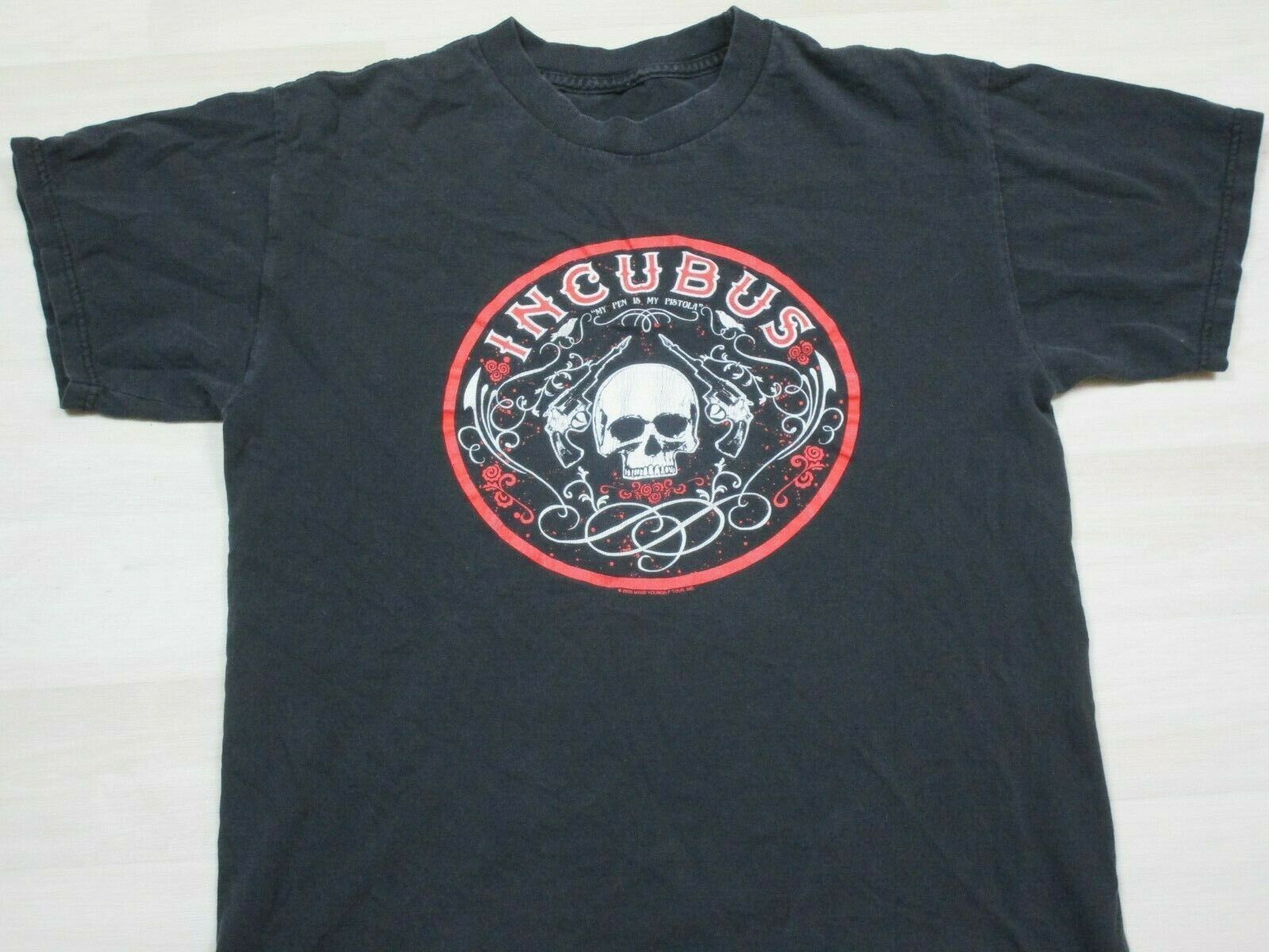 Vintage Incubus Rock Band Shirt 2005 My Pen Is My Pistola Make Yourself 90'S