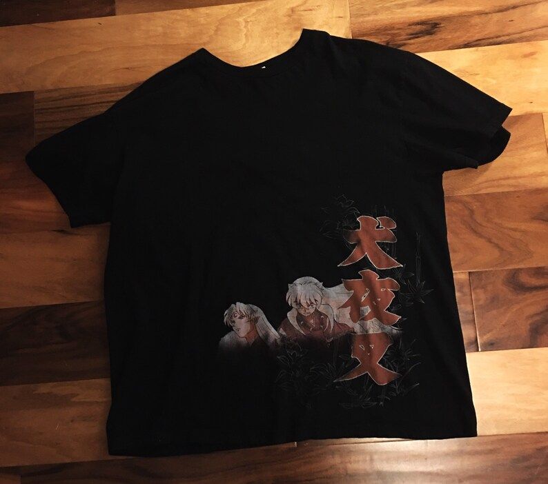 Vintage Inuyasha Tee Rare Design Shirt