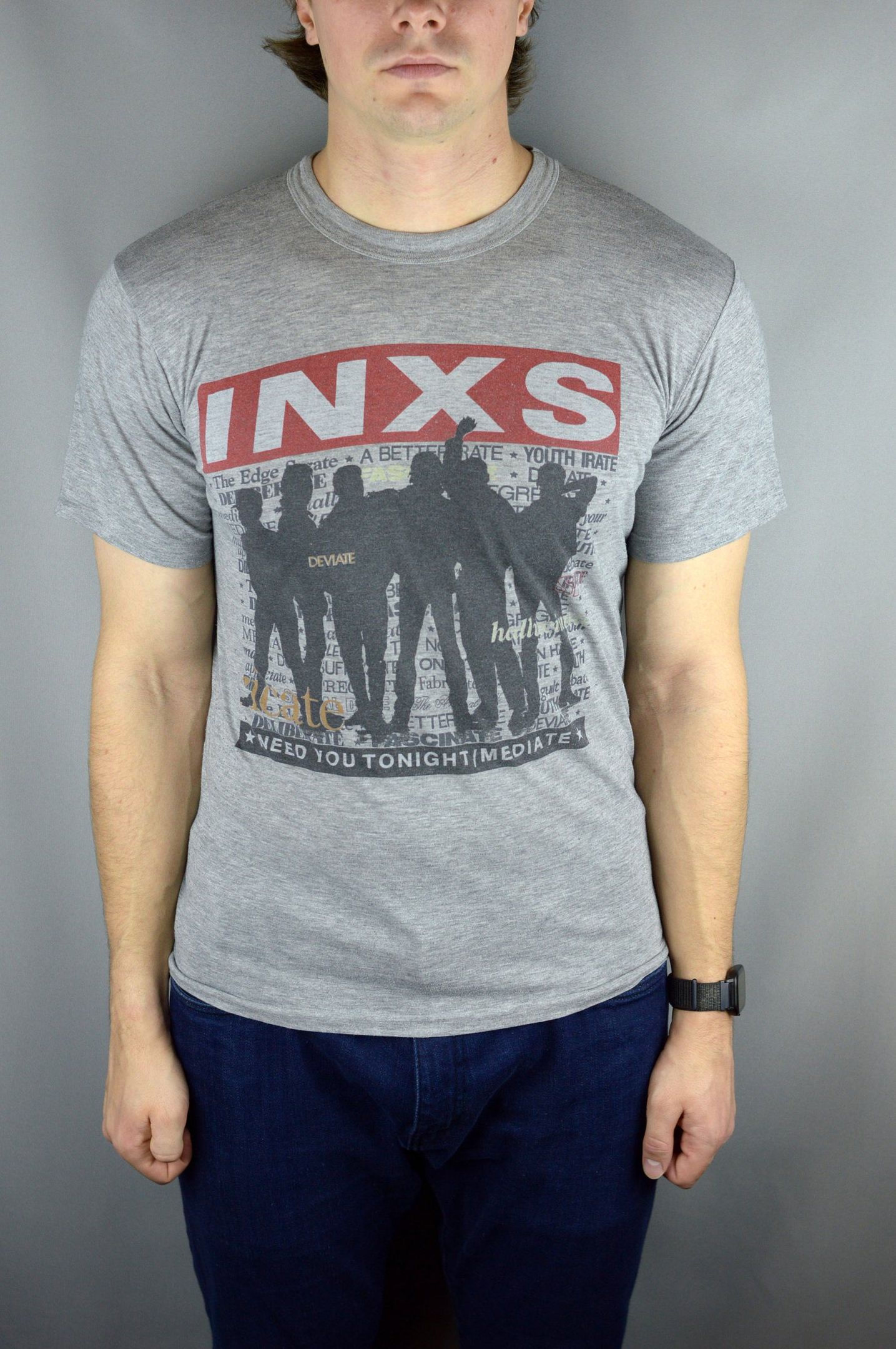 Vintage Inxs Kick Need You Tonight Mediate 80S T Shirt Single Stitch