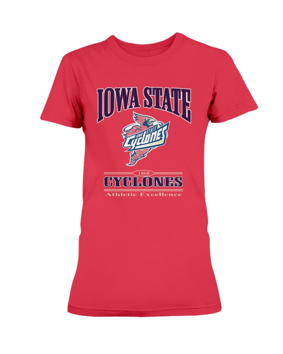 Vintage Iowa State Cyclones Ladies T Shirt 211218