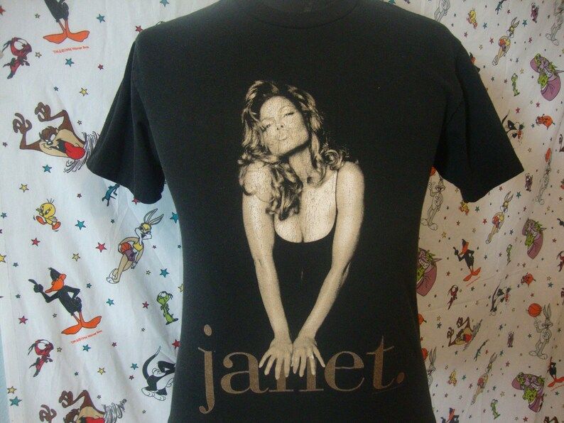 Vintage Janet Jackson 1993 1994 90S Concert Tour T Shirt