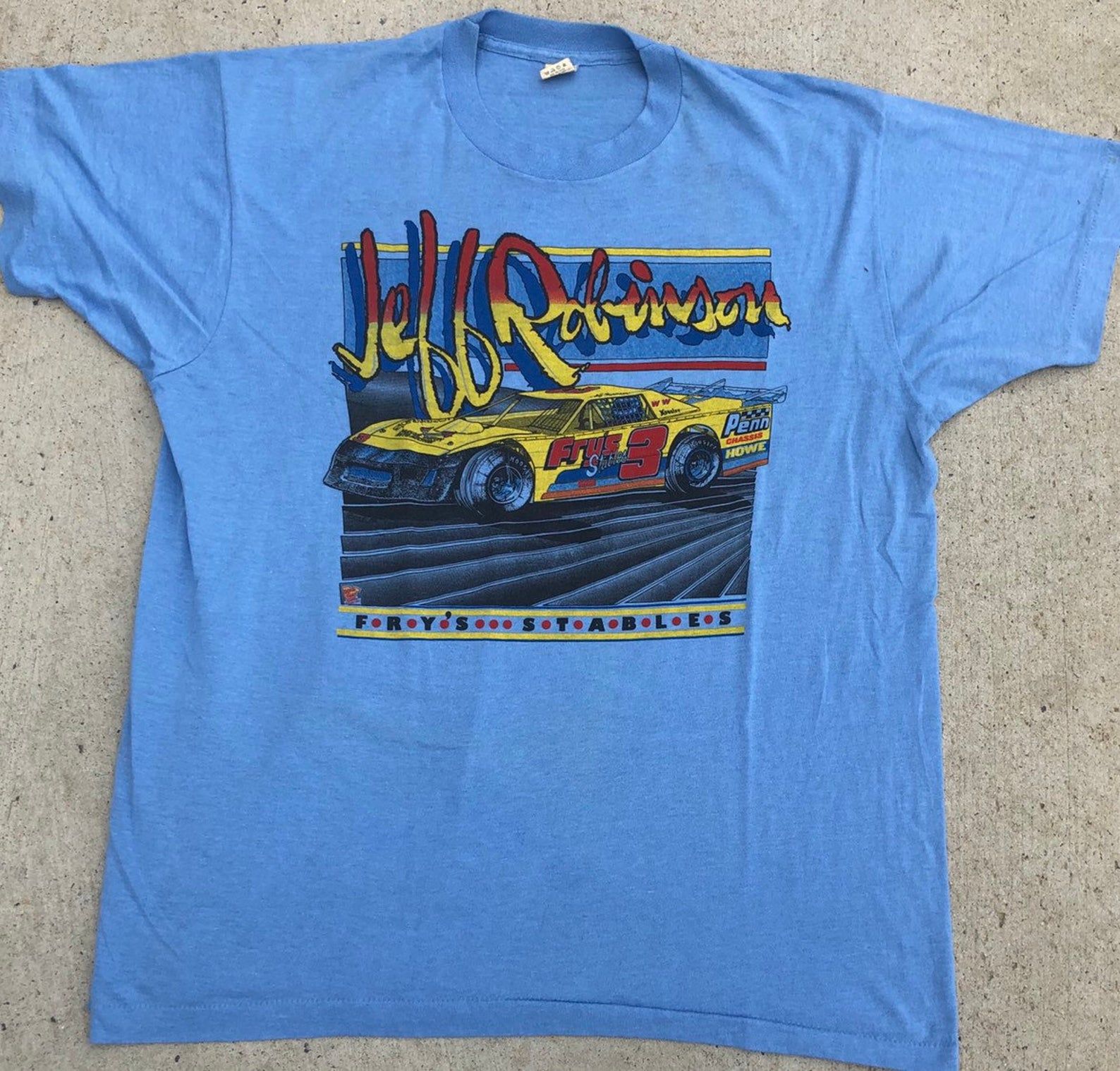 Vintage Jeff Robinson Dirt Late Model Tee