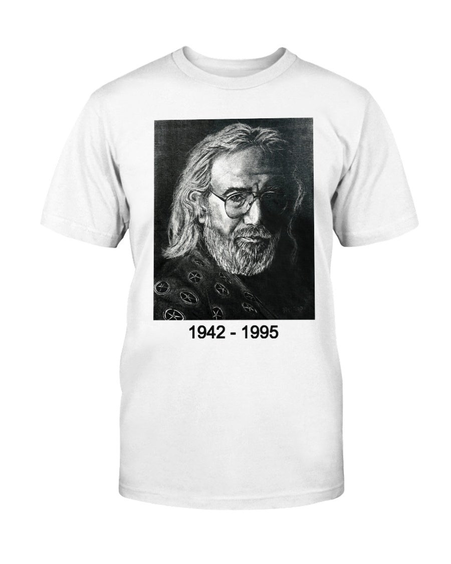 Vintage Jerry Garcia Tshirt 1995 90S Bradford Gallery Grateful Dead Head Rare Portrait Jam Band T Shirt 211202 vintage jerry garcia tshirt 1995 90s bradford gallery grateful dead head rare portrait jam band t shirt 211202 vqglk
