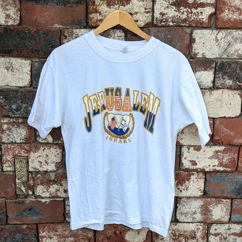 Vintage Jerusalem T Shirt X Bundle God Bless