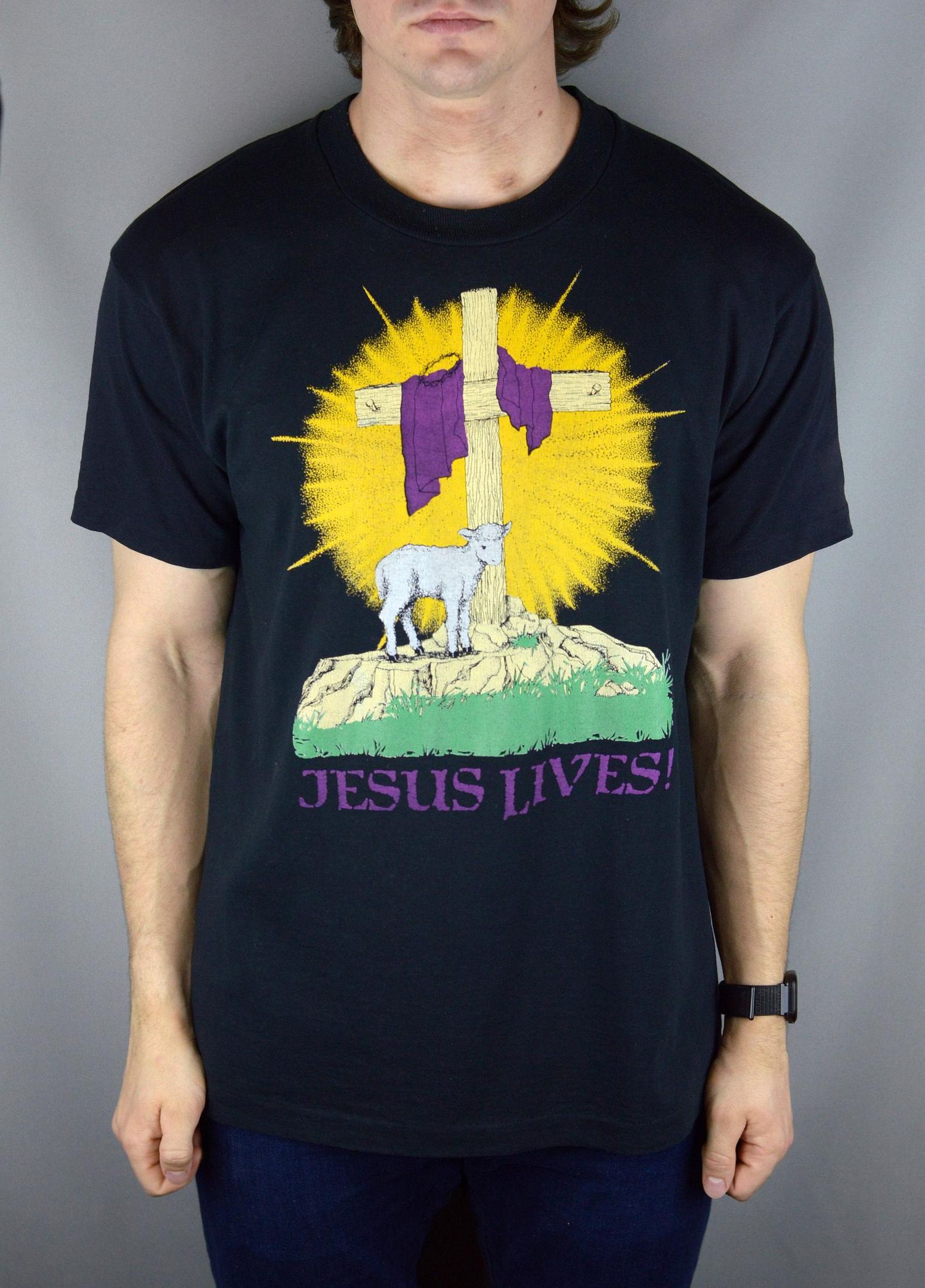 Vintage Jesus Lives 90S T Shirt Single Stitch