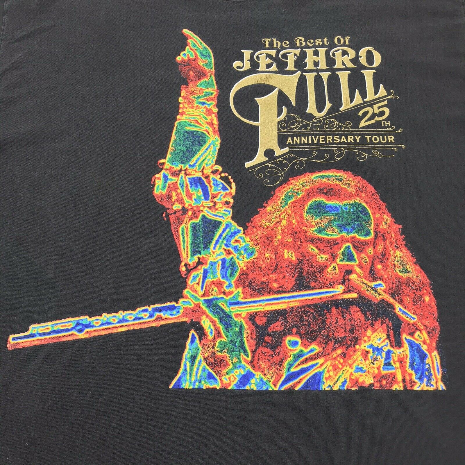 Vintage Jethro Tull Shirt 25Th Anniversary Best Of Rock Band Tour Shirt