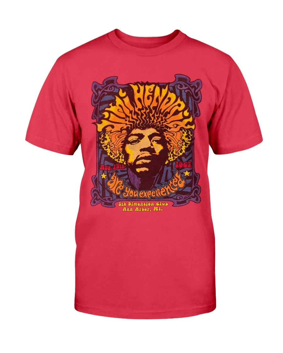 Vintage Jimi Hendrix Bigprint Rare T Shirt 070221