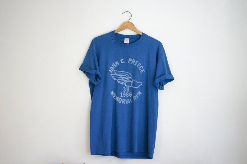 Vintage John C Preece Memorial Run 1986 T Shirt