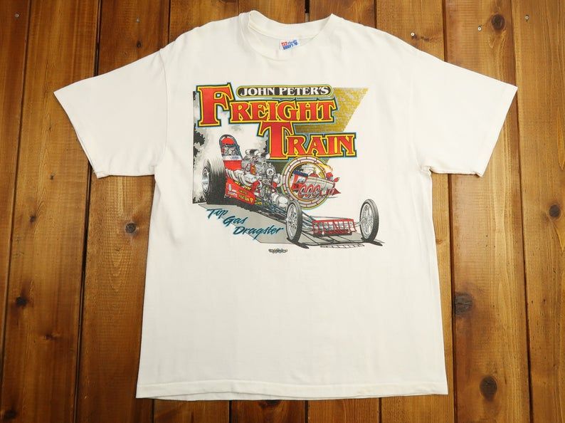 Vintage John Peter's Freight Train Single Stitch Shirt